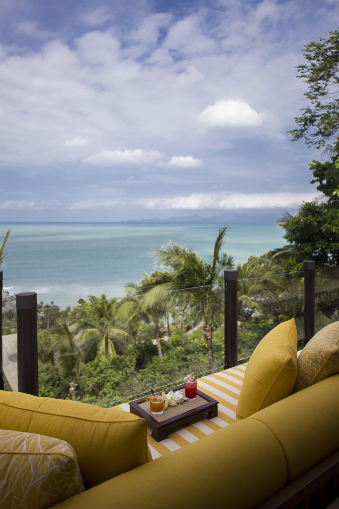 The view from the terrace at KOH