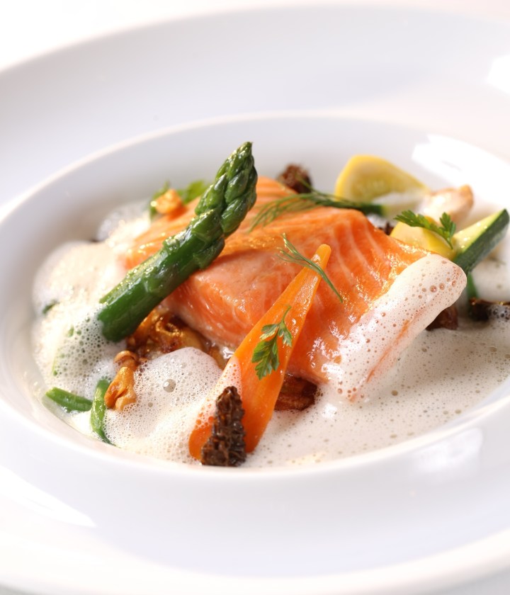 Elegant plating from The Verandah at The Repulse Bay.