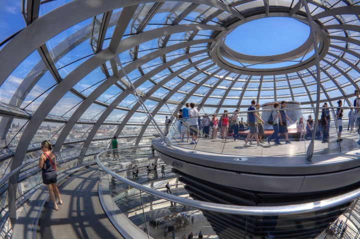 Inside the Reichstag Dome