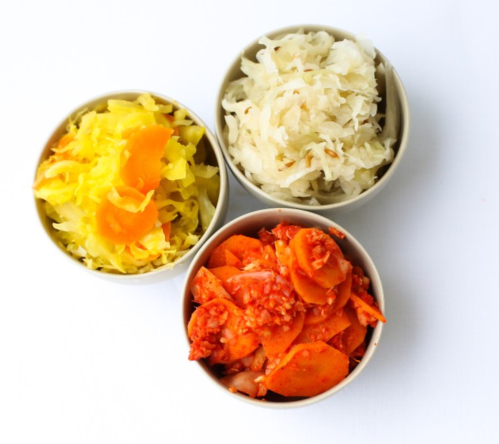 Fermented foods and drinks such as kefir, sauerkraut, kimchi, yogurt, cheese, beet kvass and kombucha are beneficial as they are rich in nutrients, enzymes and good bacteria, says Soulla Chamberlain.